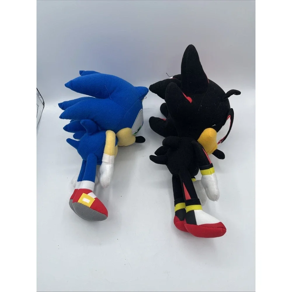 toy factory sonic the hedgehog and shadow the hedgehog 12in plush